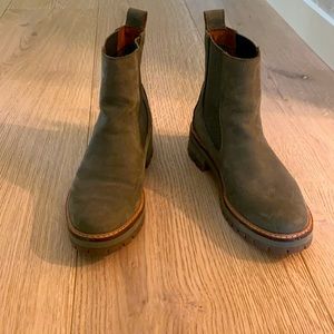 Suede chelsea boots